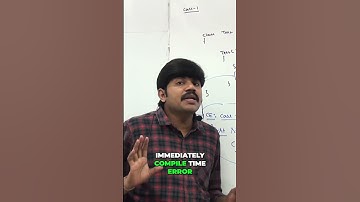 Java Constructor vs Method: Compile Time Error Explained #shorts