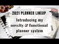 2021 PLANNER LINEUP / INTRODUCING MY NOVELTY AND FUNCTIONAL PLANNER SYSTEM