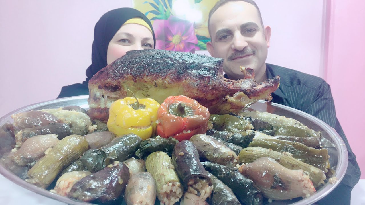 تحدى أكل الدولمة العراقية مع دكر بط بوزن 3 كيلو ضد قناة 