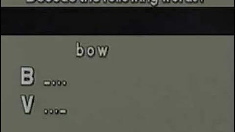 Learn Basic Morse Code Part 6