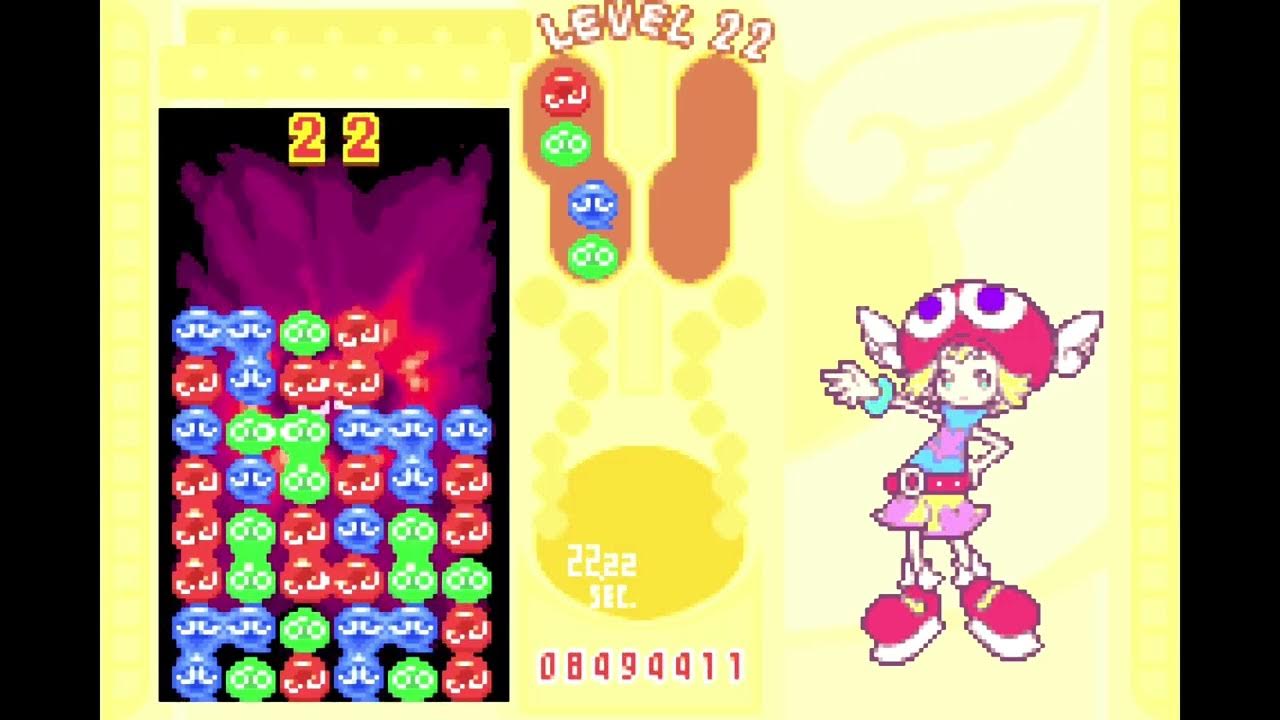 Puyo Pop Fever (GBA) - Fever Mode (Easy), Tubers High Score Challenge