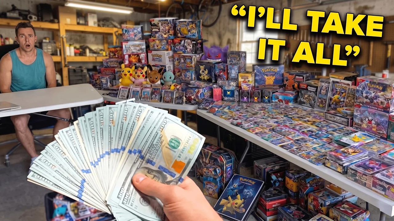 Pokemon Garage Sale Finds But They Get Increasingly CRAZIER!