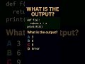 python quiz#python#subscribe#support
