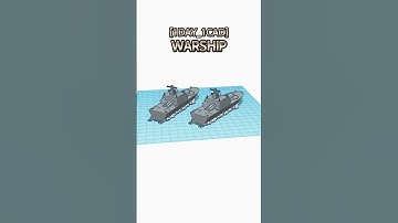 [1DAY_1CAD] WARSHIP #shorts #tinkercad #project
