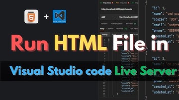 How to Run HTML File in Visual Studio Code Live Server