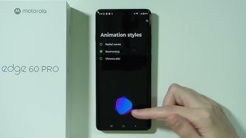 Motorola Edge 60 Pro: How to Change Fingerprint Animation