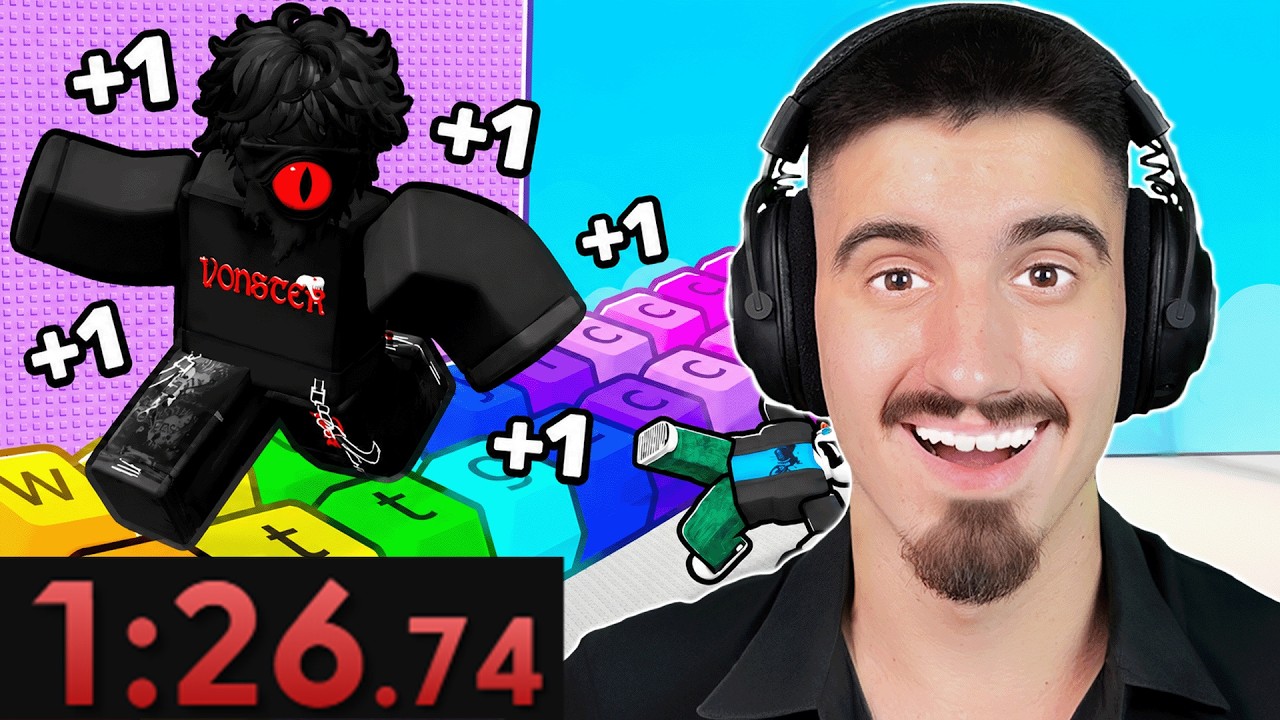 БЪЛГАРСКИ SPEEDRUN РЕКОРД В ROBLOX +1 KEYBOARD ESCAPE