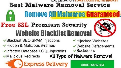 I will quickly clean malware from any hacked website
