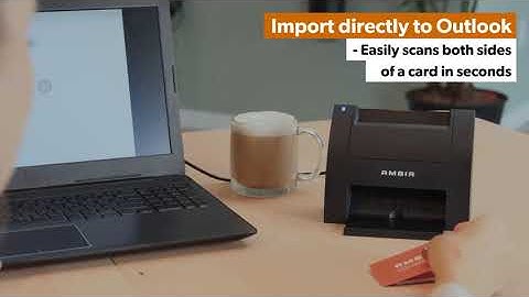 AMBIR DS690GT-BCS Business Card Scanner with AmbirScan Business Card Software
