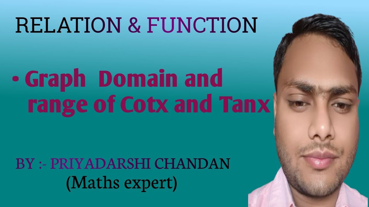 Relation and Function 53 || Graph of cotx and Tanx || Class 11th JEE MAINS AND ADVANCE 