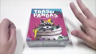 TRASH PANDAS BOARD GAME - CARD GAME - ENIGMAZONE