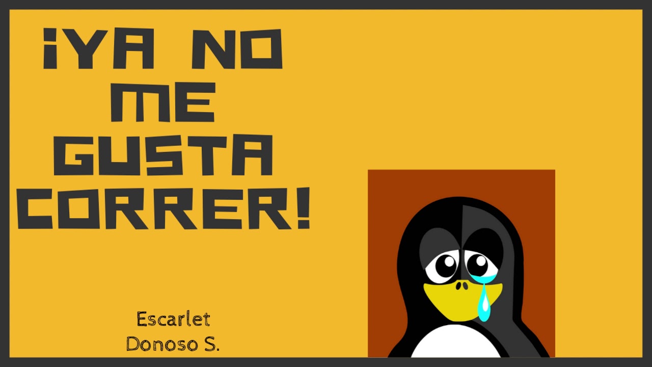 AUDIOLIBRO ¡Ya no me gusta correr¡ de Escarlet Donoso YouTube