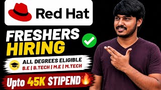 Red Hat Software Engineering Internship 2026 | Freshers Hiring | Pune & Bangalore | Apply Now 
