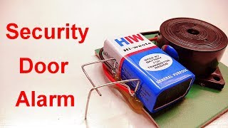 How to make simple door security alarm