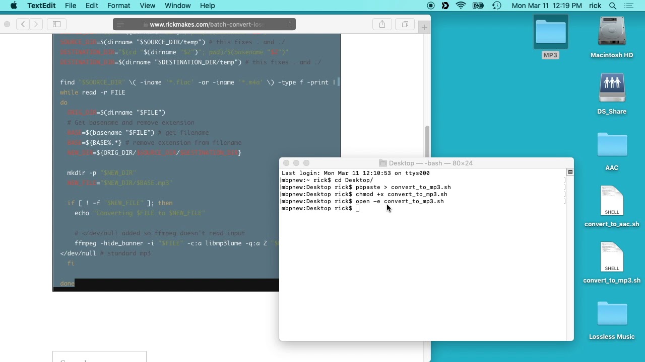 Batch Convert Lossless Audio to MP3 on Mac using FFmpeg Script - YouTube Batch Convert Lossless Audio To Mp3 On Mac Using Ffmpeg Script - Youtube