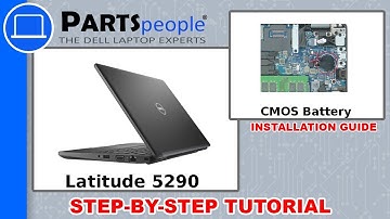 Dell Latitude 5290 (P27S002) CMOS Battery How-To Video Tutorial