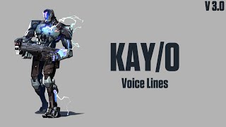 KAY/O Voicelines [Valorant/EN]