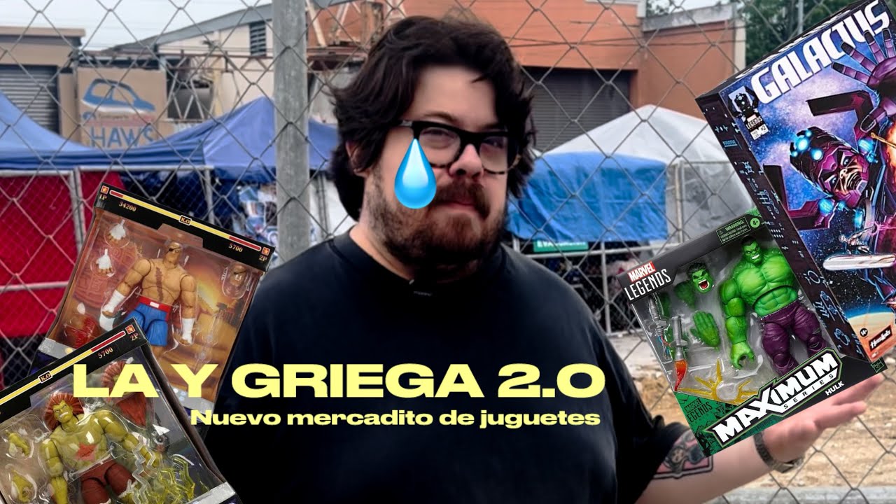 DEMOLIERON mi tianguis favorito | Comprando figuras en el NUEVO mercadito de la Y GRIEGA