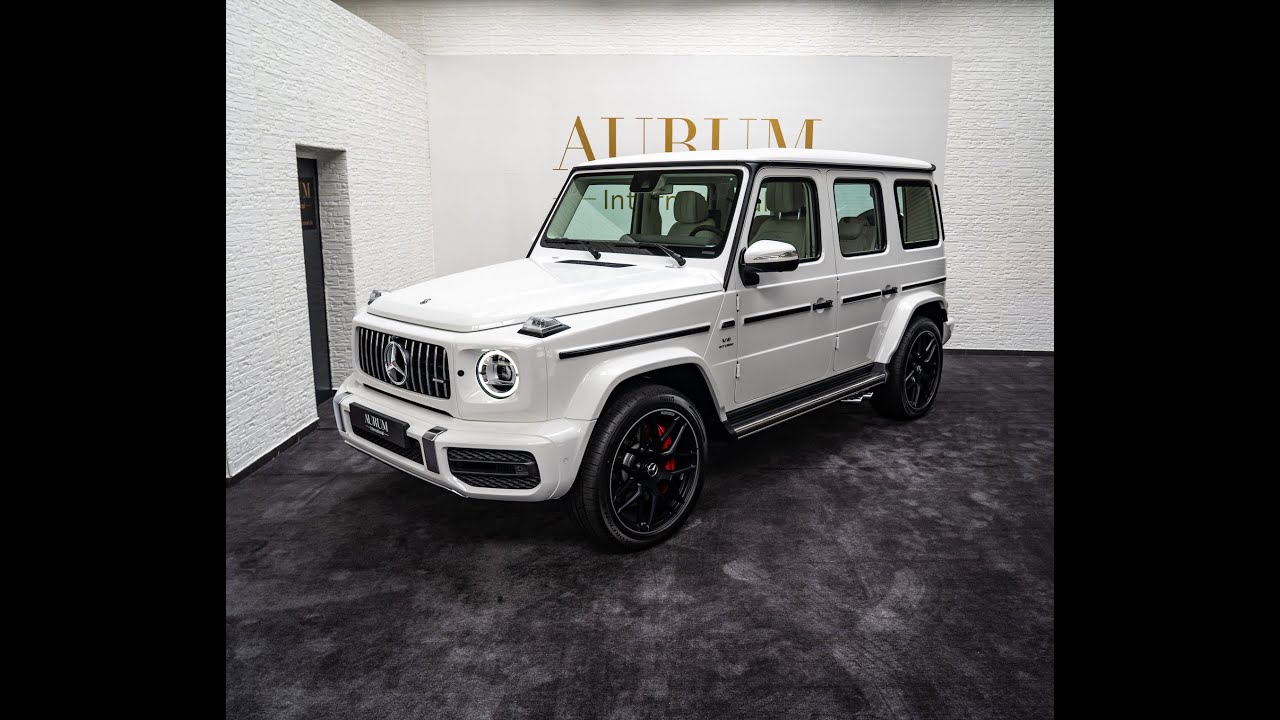 21 Mercedes Amg G 63 Diamantweiss Beige Interior Exterior Walkaround By Aurum International Youtube