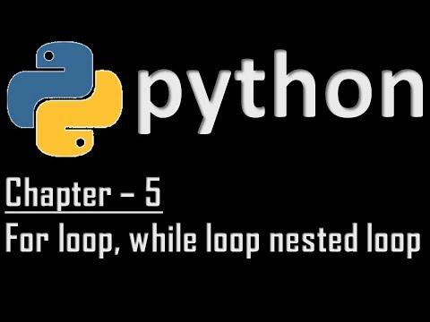 for loop nested for loop python tutorial beginner chapter 5 - YouTube