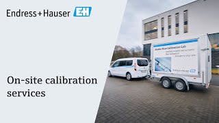 Our mobile flow calibration lab | #endresshauser