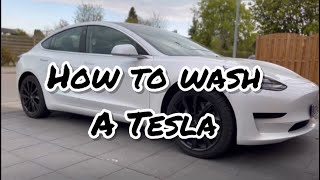 How to wash & detail a Tesla - Exterior auto detailing - 4K