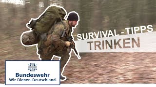 Survival-Tipps Wasser Filtern - Bundeswehr