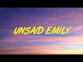 Unsaid Emily - Charlie Gillespie (LYRICS) | Julie and the Phantoms