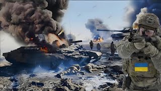 Accurate Tactics! Full Power Convoy of RUSSIAN T-90 TANKS Destroyed by M1A2 ABRAMS TANK Troops