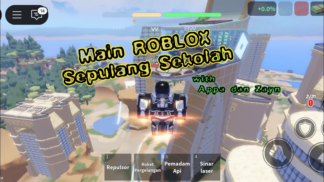 Roblox seluncur dan ironman dengan Appa dan Zayn #roblox #ironman #game #bermain #keluarga #anak