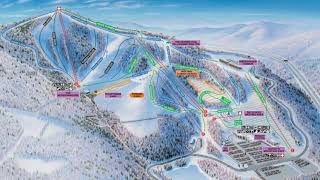 Winterplace Ski Resort in West Virginia (Trying the longest trail)
