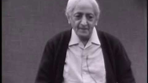 J. Krishnamurti - Saanen 1981 - Public Talk 3 - The ending of conflict