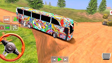 Coach Bus Simulator India Off-road Driving Bus Game | New Update 2025 Full Gameplay Video Part #122 