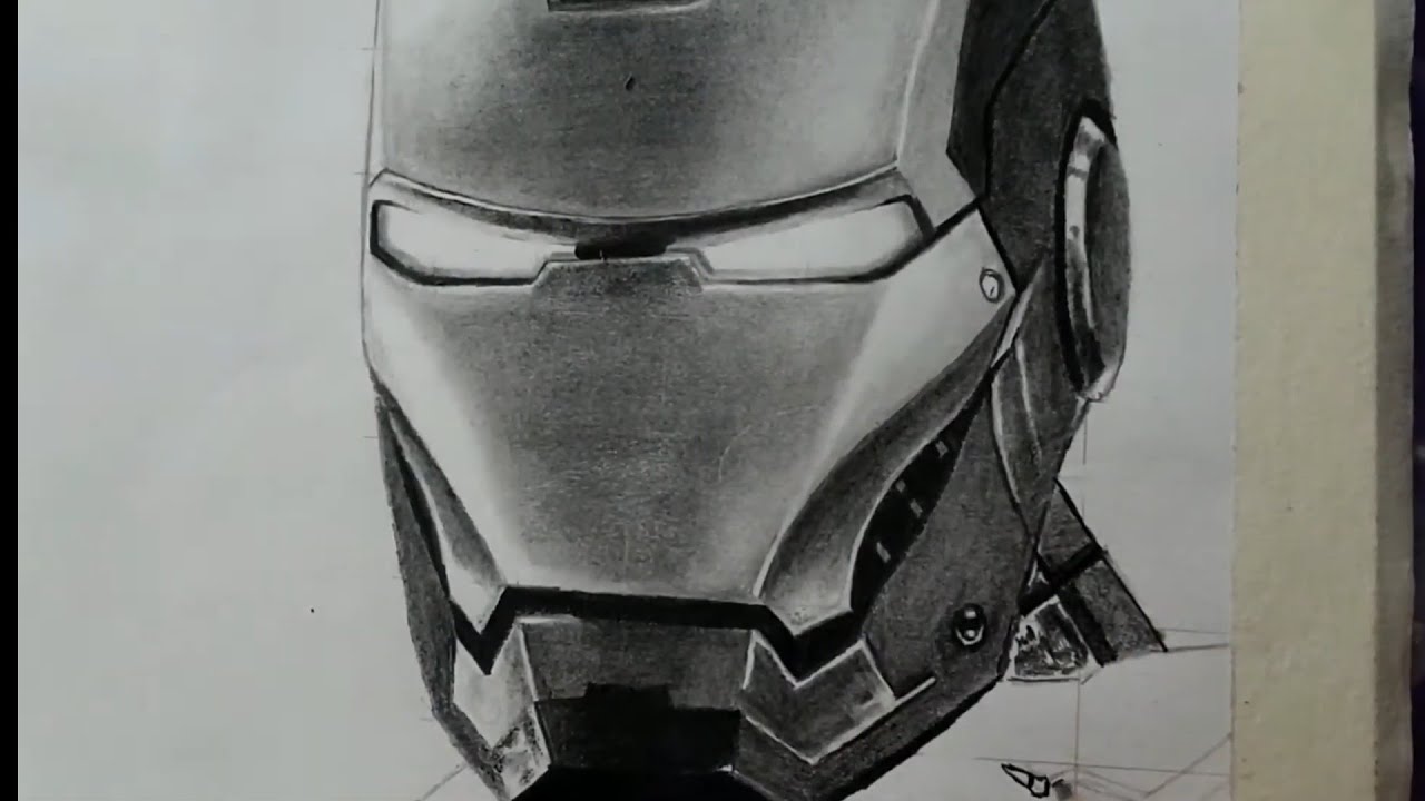 How to Draw Iron Man Step by Step - YouTube