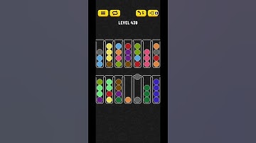 Ball sort puzzle level 439
