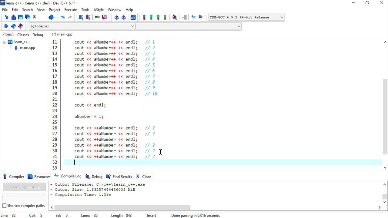 C++ 7 Post and pre increment operator YouTube