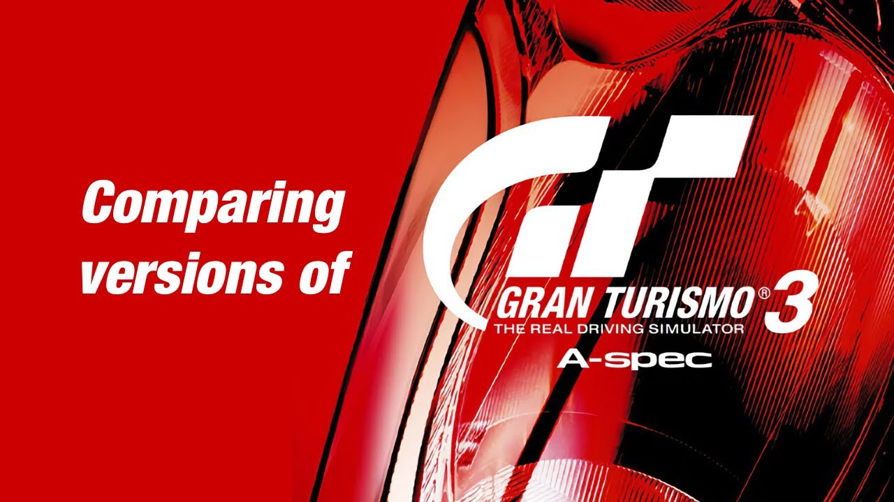 Some Gran Turismo 3 regional differences YouTube