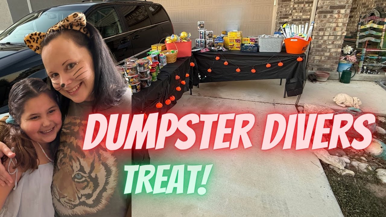 Воскресный поход по мусорным контейнерам 🎃🍬 | Бонус за розыгрыш сладостей и игрушек на Хэллоуин!