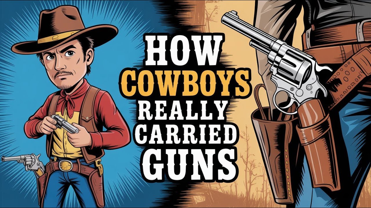 10 Real Ways Cowboys Carried Their Guns #wildwestguns #gunhistory - YouTube