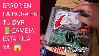 Cómo Cambiar La Pila De Tu Dvr Hikvision