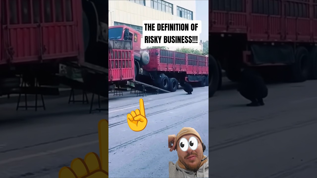 Этому дальнобойщику повезло!! 