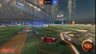 Rocket League backwards save