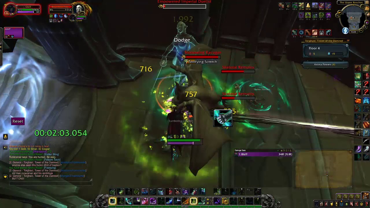 Torghast Layer 8 in 3mins 28seconds