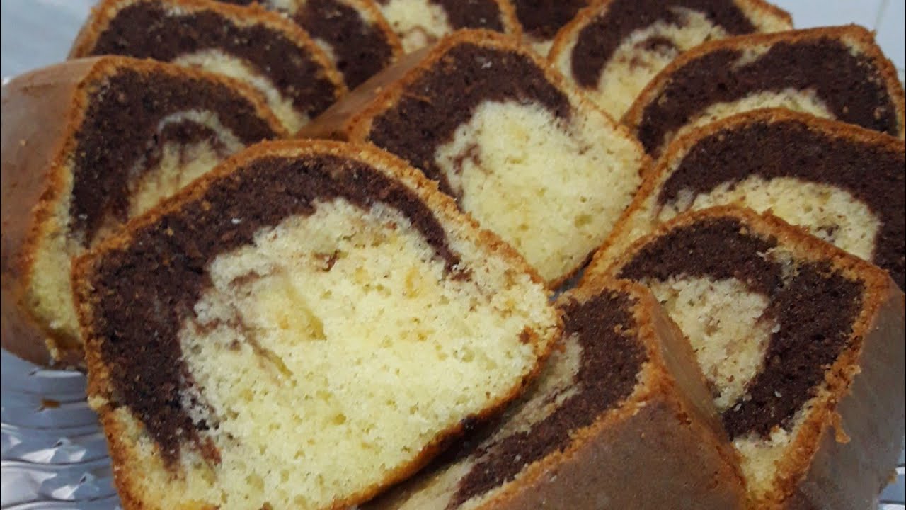 وداعا لفشل الكيك بعد معرفتك لهذه الخطوة ..الكيكة اليومية الرخامية (ماربل كيك)انصحكم بتجربتها