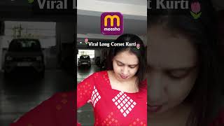Viral long corset kurti from @Meesho #trendingshorts #meesho #viral #fashion #love #indiantop