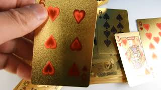 黄金色の金運トランプ