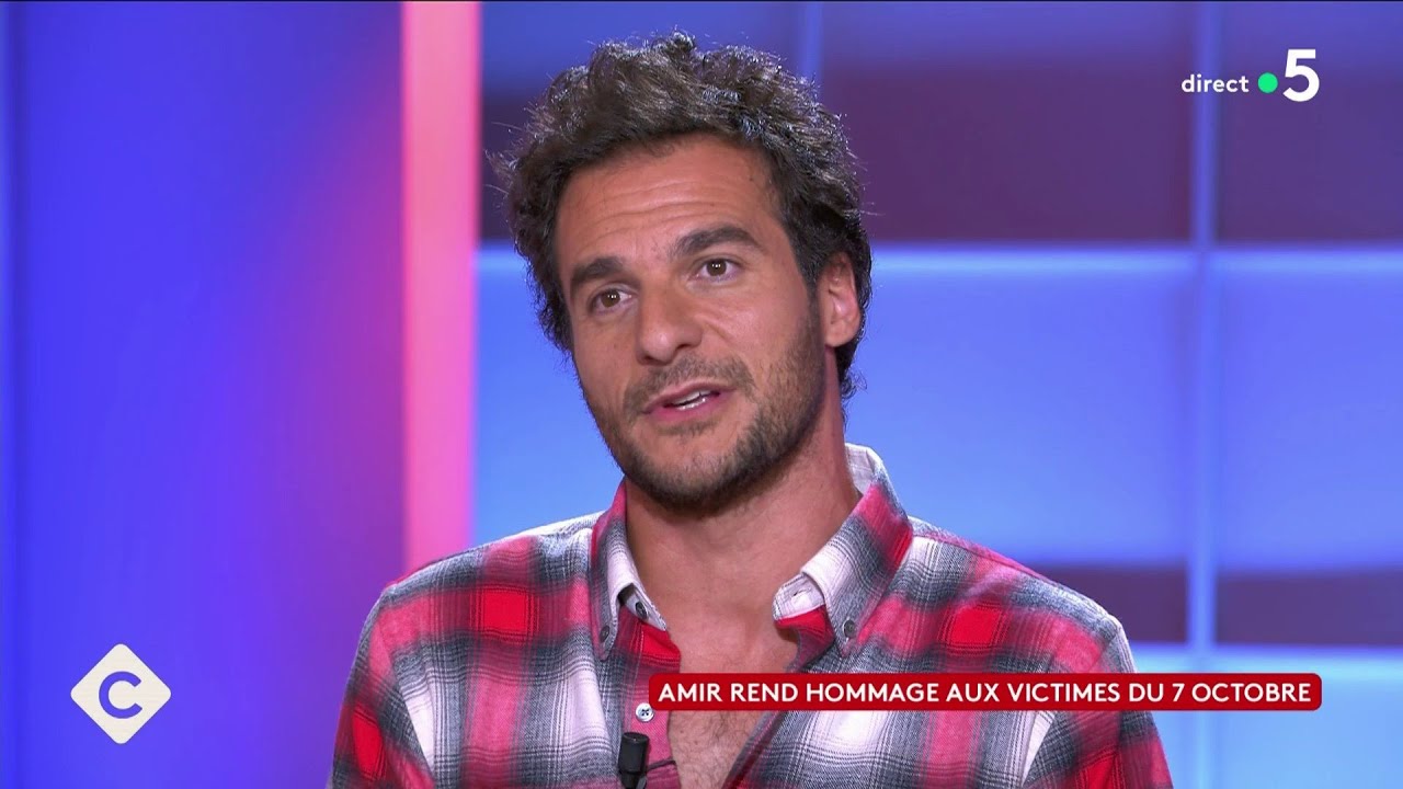 Amir rend hommage aux victimes du 7 octobre - C à Vous -  25/09/2024