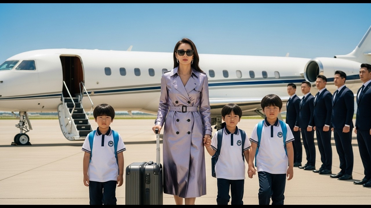 재벌 아이 임신하고 쫓겨난 여자, 8년 후 천재 아이 셋과 화려한 복귀