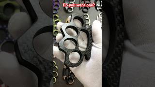 Classic carbon fiber knuckle duster #knuckles #knuckleduster #brassknuckle