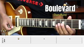 Boulevard - Dan Byrd - Guitar Instrumental Cover   Tab